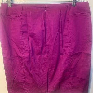 Purple pencil skirt